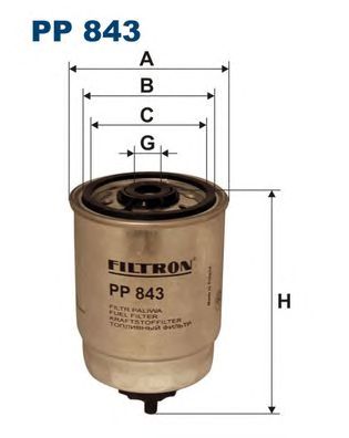 FILTRON pp843 -  Топливный фильтр