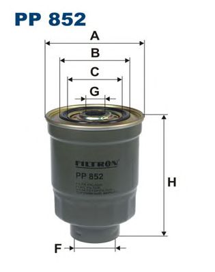 FILTRON pp852 -  Топливный фильтр