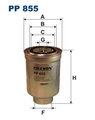 FILTRON pp855 -  Топливный фильтр