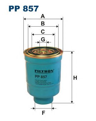 FILTRON pp857 -  Топливный фильтр