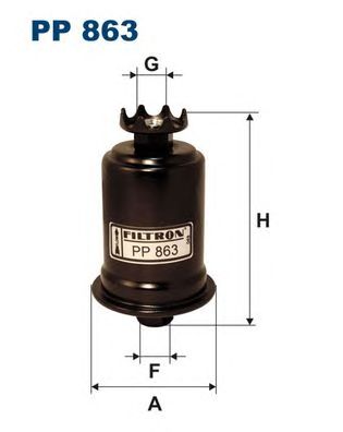FILTRON pp863 -  Топливный фильтр