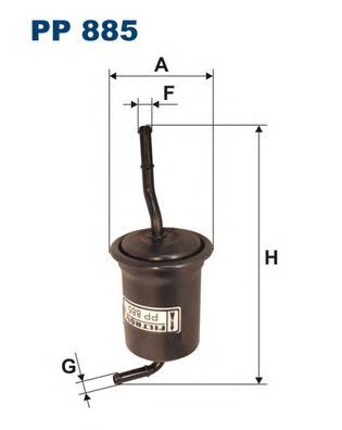 FILTRON pp885 -  Топливный фильтр