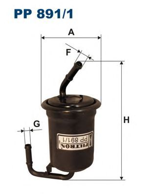 FILTRON pp8911 -  Топливный фильтр