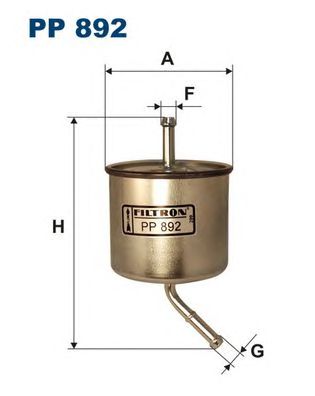 FILTRON pp892 -  Топливный фильтр