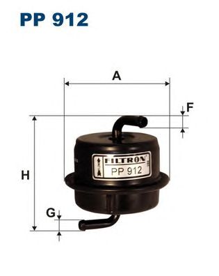 FILTRON pp912 -  Топливный фильтр