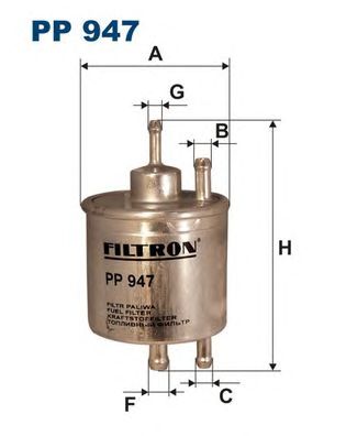 FILTRON pp947 -  Топливный фильтр
