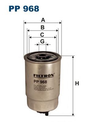 FILTRON pp968 -  Топливный фильтр