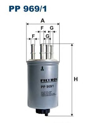 FILTRON pp9691 -  Топливный фильтр