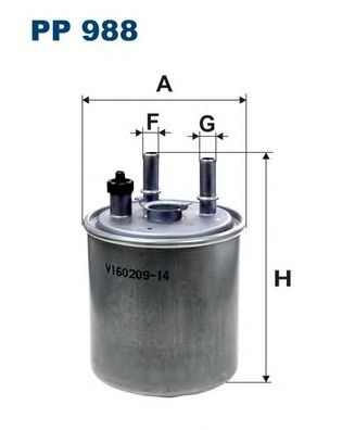 FILTRON pp988 -  Топливный фильтр