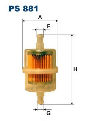 FILTRON ps881 -  Топливный фильтр