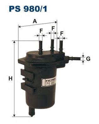 FILTRON ps9801 -  Топливный фильтр