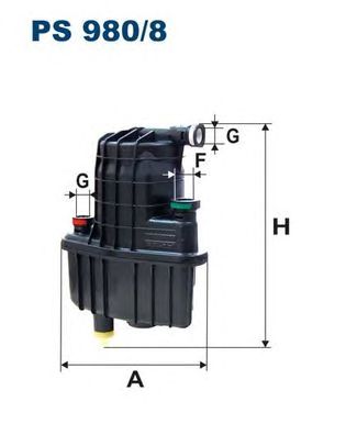 FILTRON ps9808 -  Топливный фильтр