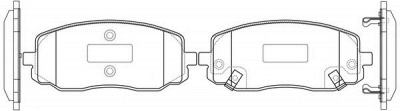 FIT fp0002 -  Колодки тормозные дисковые передние, комплект
