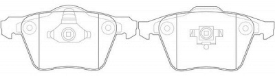 FIT fp0213 -  Колодки тормозные дисковые передние, комплект