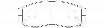 FIT fp0484 -  Колодки тормозные дисковые передние, комплект