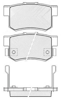 FIT fp0537 -  Колодки тормозные дисковые задниеие, комплект