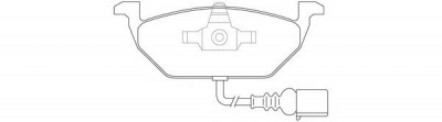 FIT fp0768e -  Колодки тормозные дисковые передние, комплект