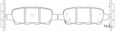 FIT fp0905 -  Колодки тормозные дисковые задниеие, комплект