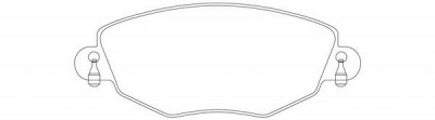 FIT fp0910 -  Колодки тормозные дисковые передние, комплект