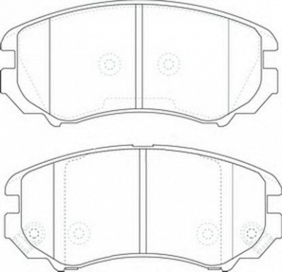 FIT fp0924 -  Колодки тормозные дисковые передние, комплект