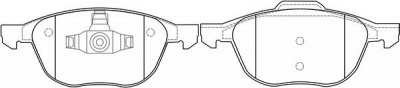 FIT fp1230 -  Колодки тормозные дисковые передние, комплект