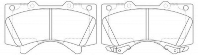FIT fp1303 -  Колодки тормозные дисковые передние, комплект
