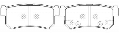 FIT fp4024 -  Колодки тормозные дисковые задниеие, комплект
