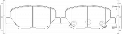 FIT fp5151 -  Колодки тормозные дисковые задниеие, комплект
