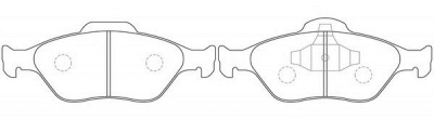 FIT fp5157 -  Колодки тормозные дисковые передние, комплект