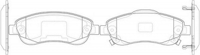 FIT fp8192 -  Колодки тормозные дисковые передние, комплект