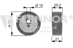 FLENNOR fs22902 -  Натяжной ролик, поликлиновой  ремень
