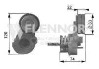 FLENNOR fs99475 -  Натяжной ролик, поликлиновойремень