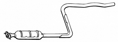 FONOS 23377 -  Средний глушитель выхлопных газов