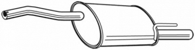 FONOS 24162 -  Глушитель выхлопных газов конечный