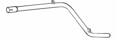 FONOS 31472 -  Труба выхлопного газа