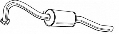 FONOS 610811 -  Глушитель выхлопных газов конечный