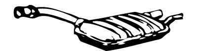 FONOS 61816 -  Средний глушитель выхлопных газов