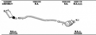 FONOS bwk116694ea -  Система выпуска ОГ