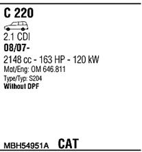 FONOS mbh54951a -  Система выпуска ОГ
