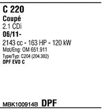 FONOS mbk100914b -  Система выпуска ОГ