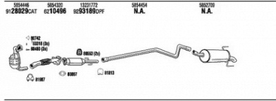FONOS opk030934ba -  Система выпуска ОГ