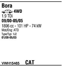 FONOS vwh15465 -
