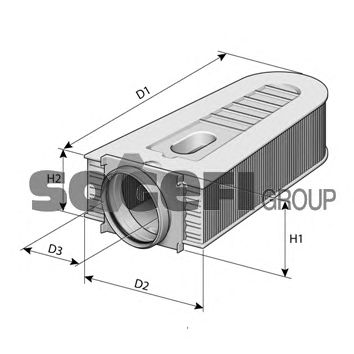 FRAM ca10877 -  Воздушный фильтр