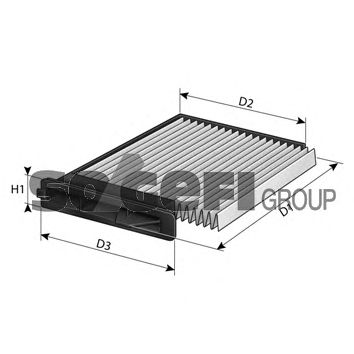 FRAM cf10545 -  Фильтр воздуха в салоне