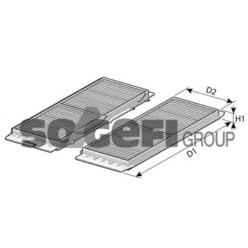FRAM cf108242 -  Фильтр воздуха в салоне