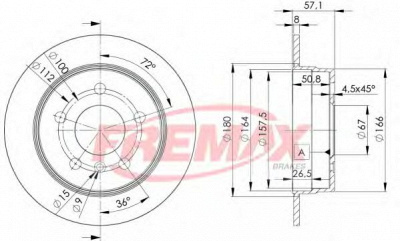 FREMAX bd0119 -  Тормозной диск