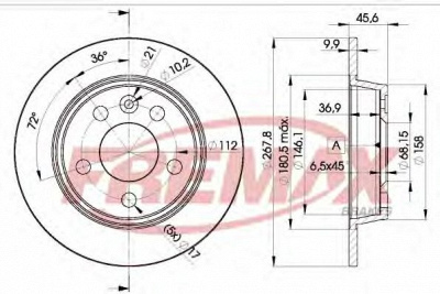 FREMAX bd1094 -  Тормозной диск