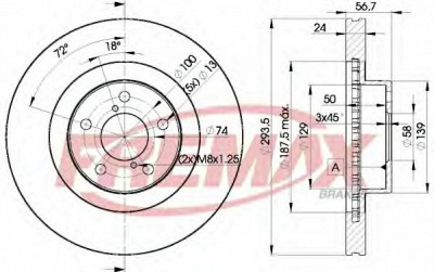 FREMAX bd2630 -  Тормозной диск