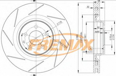FREMAX bd3063 -  Тормозной диск
