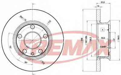 FREMAX bd3114 -  Тормозной диск